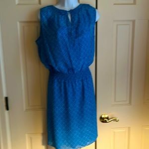 Ralph Lauren 2 Piece Chemise Dress, Blue, Size 10